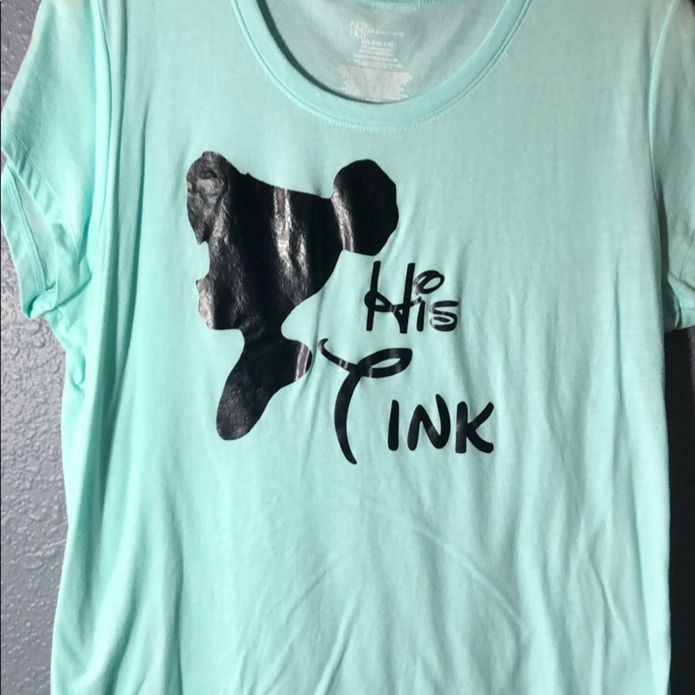 His tink shirt